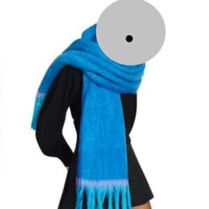 Bright Blue Scarf